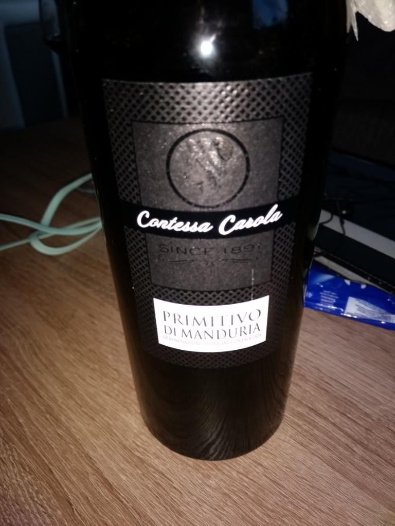 2010 Contri Spumanti S.p.A. Primitivo di Manduria Contessa Carola Old Esteemed Vineyards 2010 Contri Spumanti S.p.A. Primitivo di Manduria Contessa Carola Old Esteemed Vineyards