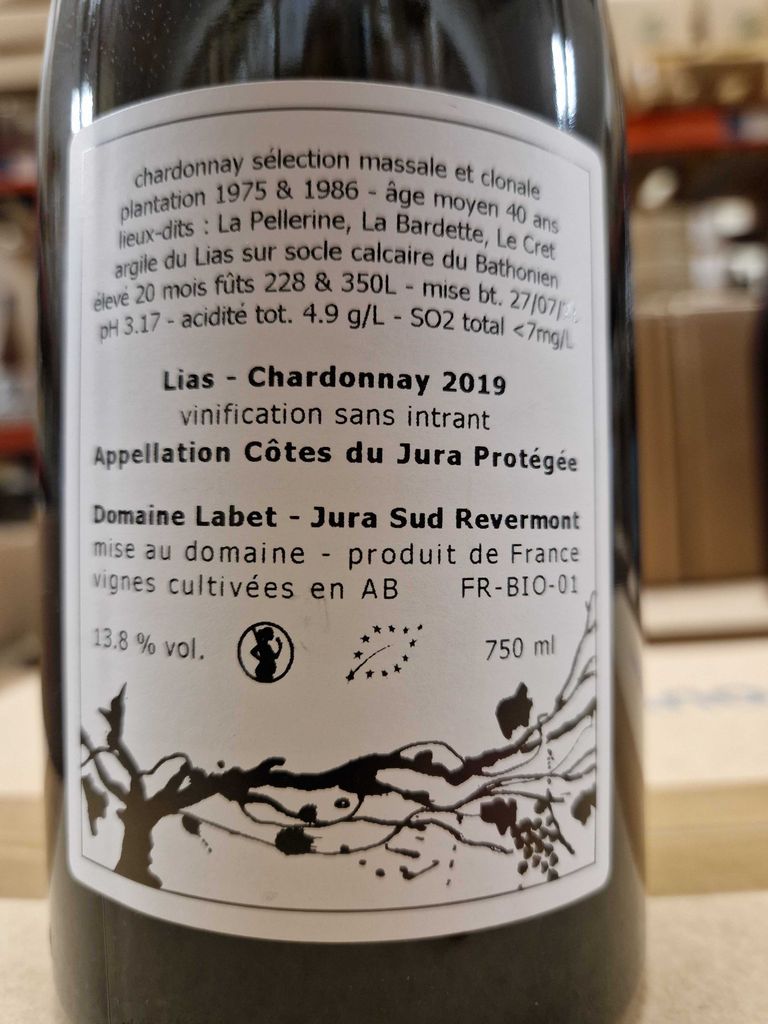 2018 Domaine Labet Chardonnay En Chalasse - CellarTracker