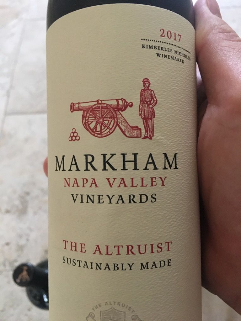 2017 Markham The Altruist, USA, California, Napa Valley, Calistoga