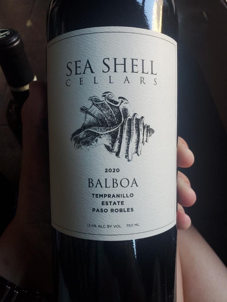 Shell Cellar 2020 Sea Shell Cellars Tempranillo Balboa, USA, California, Central ...