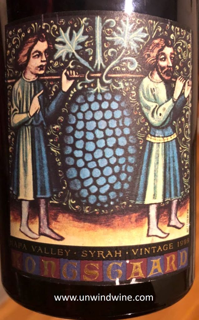 1999 Kongsgaard Syrah Hudson Vineyard - CellarTracker
