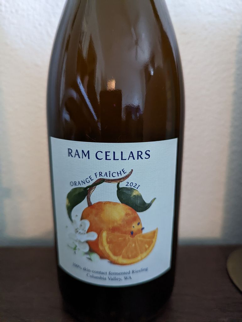 2021 RAM Cellars Riesling Orange Fraiche, USA, Washington, Columbia