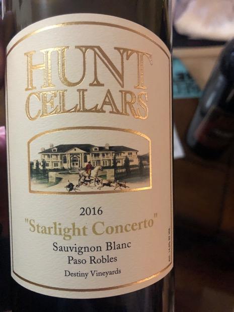 2018 Hunt Cellars Sauvignon Blanc Starlight Concerto Destiny Vineyards