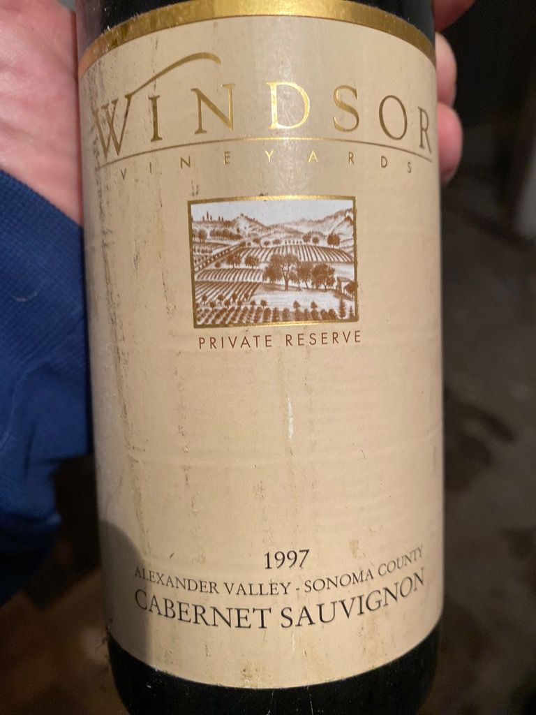 1997 Windsor Vineyards Sauvignon Private Reserve Mendocino