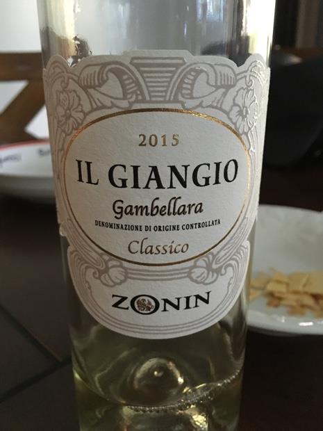 2016 Zonin Gambellara Il Giangio, Italy, Veneto, Gambellara - CellarTracker