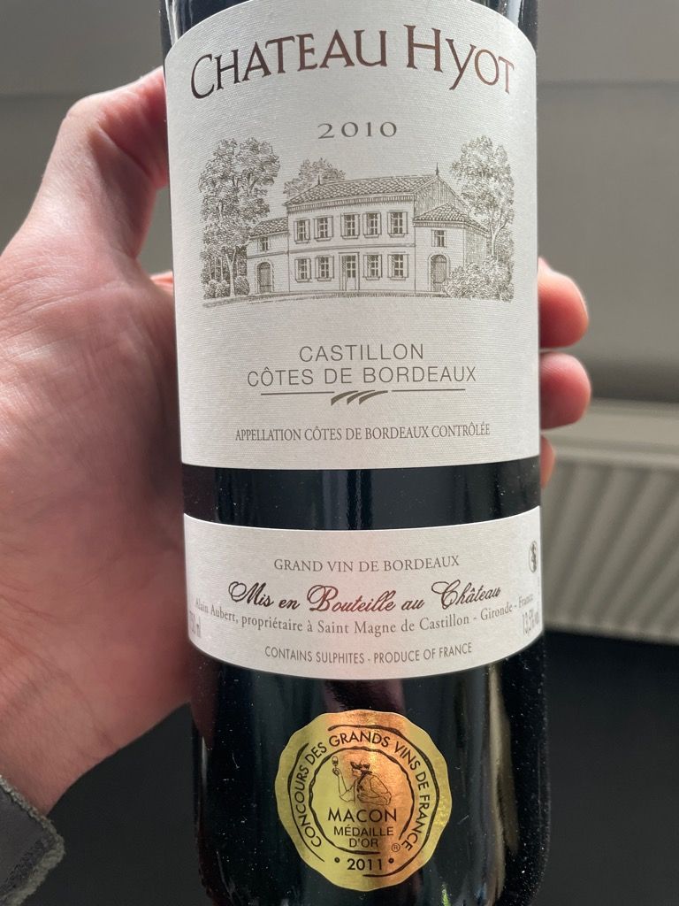 2010 Château Hyot - CellarTracker