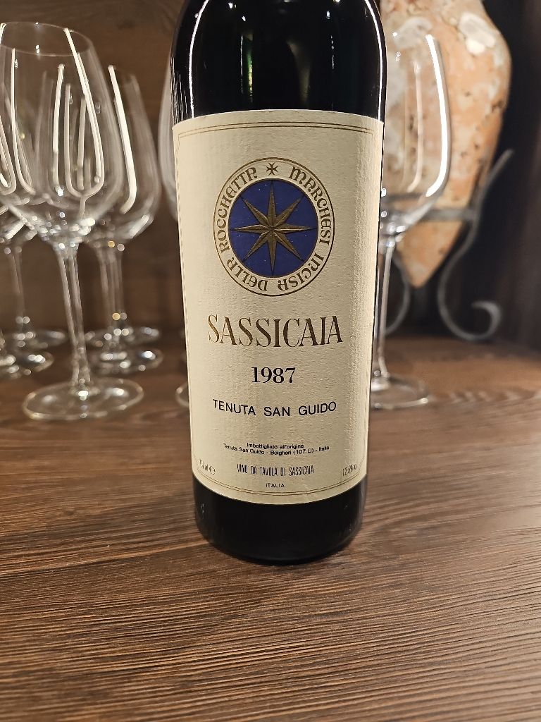 古酒 SASSICAIA サッシカイア 1987 TENUTA SAN GUIDO テヌータ サン