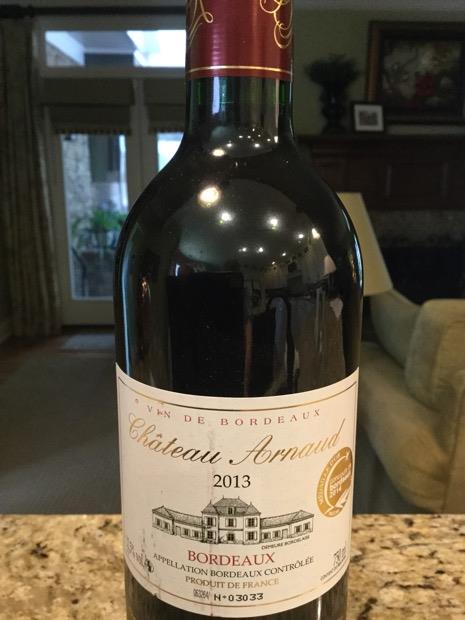 2013 Château Arnaud, France, Bordeaux, Bordeaux Supérieur - CellarTracker