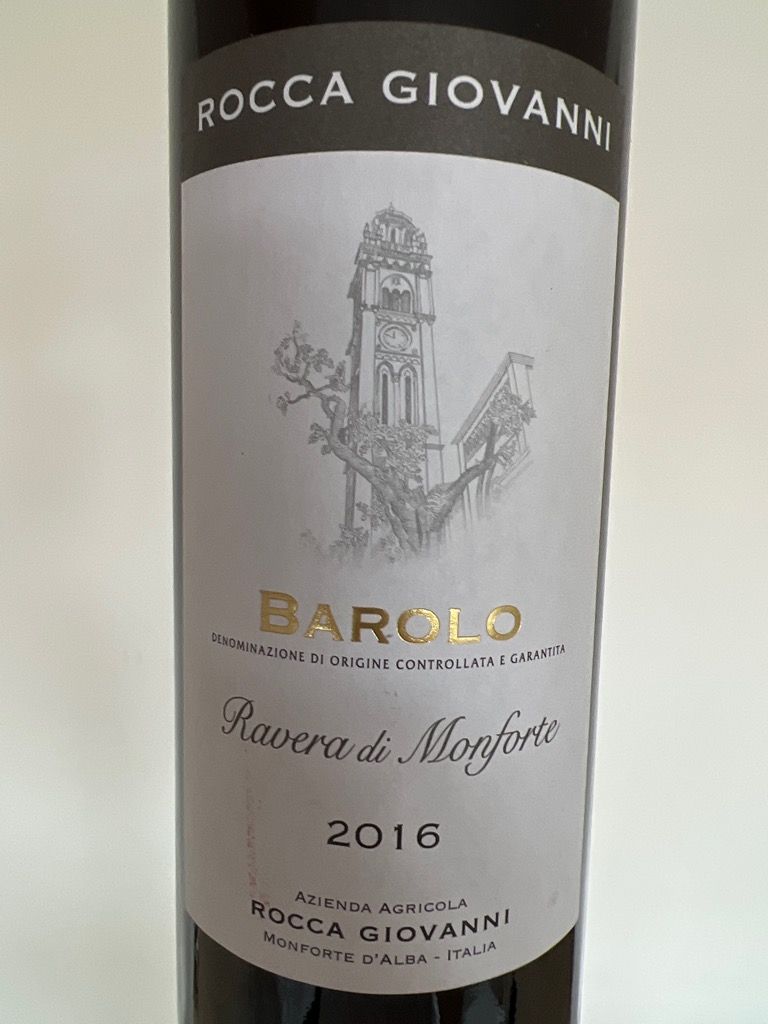 2018 Giovanni Rocca Barolo Ravera di Monforte, Italy, Piedmont, Langhe ...