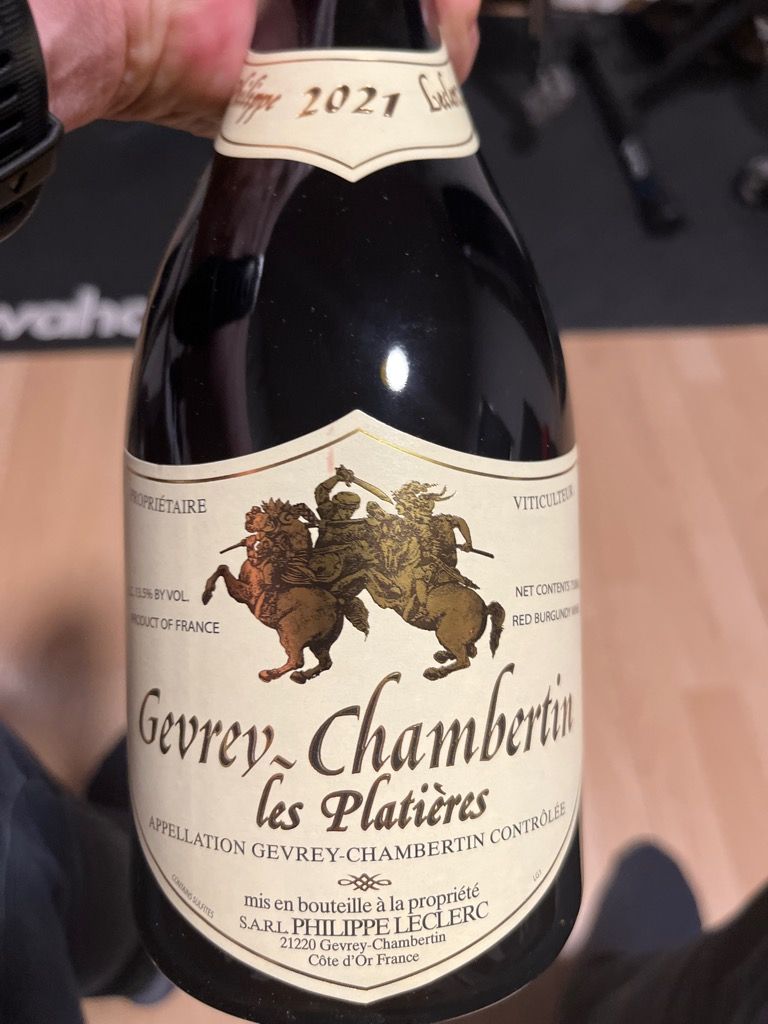 2021 Philippe Leclerc Gevrey-Chambertin Les Platières - CellarTracker
