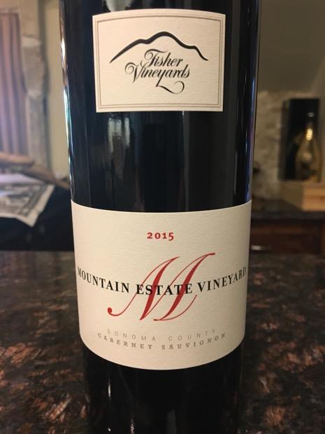 2015 Fisher Vineyards Cabernet Sauvignon Mountain Estate Vineyard, USA ...