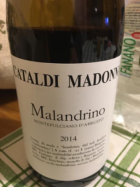 Cataldi Madonna Malandrino Montepulciano Abruzzo