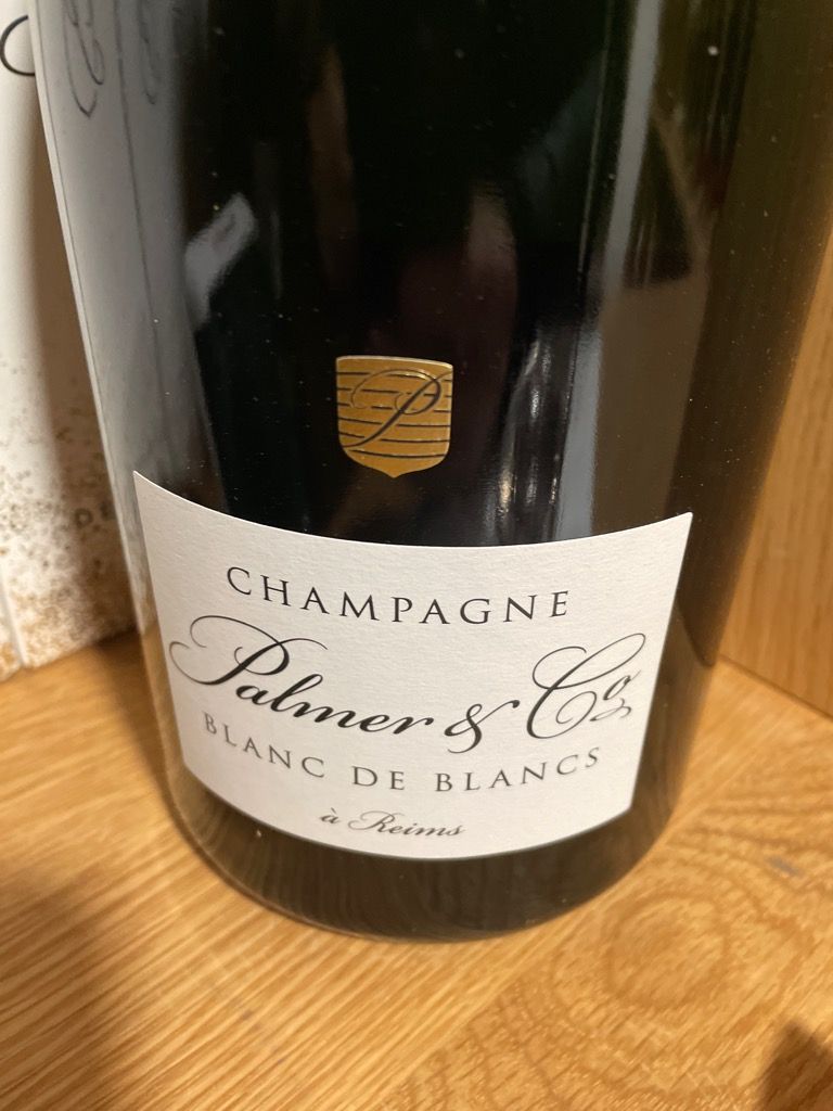 Vintage Blanc de Blancs, champange Palmer & Co