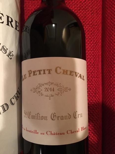 2014 Château Cheval Blanc Le Petit Cheval - CellarTracker