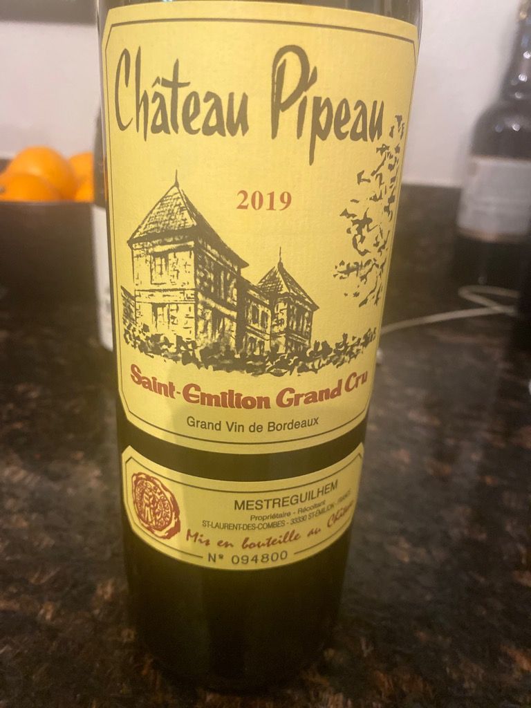 2019 Château Franc Pipeau, France, Bordeaux, Libournais, Saint-Émilion ...
