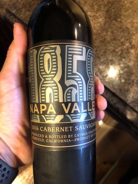 2018 Caymus Cabernet Sauvignon 1858 Napa Valley - CellarTracker