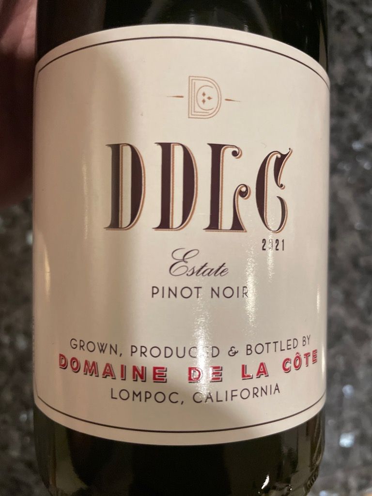 2019 Domaine de la Côte Pinot Noir DDLC Estate - CellarTracker