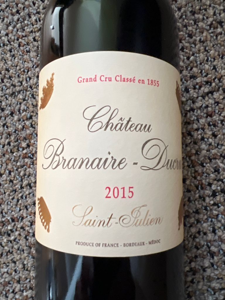 Chateau Branaire Ducru 2015 赤ワイン 2015 Château Branaire-Ducru - CellarTracker