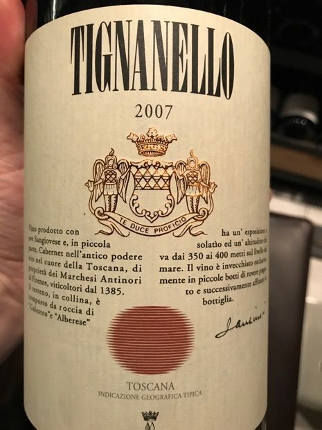 2007 Antinori Tignanello - CellarTracker