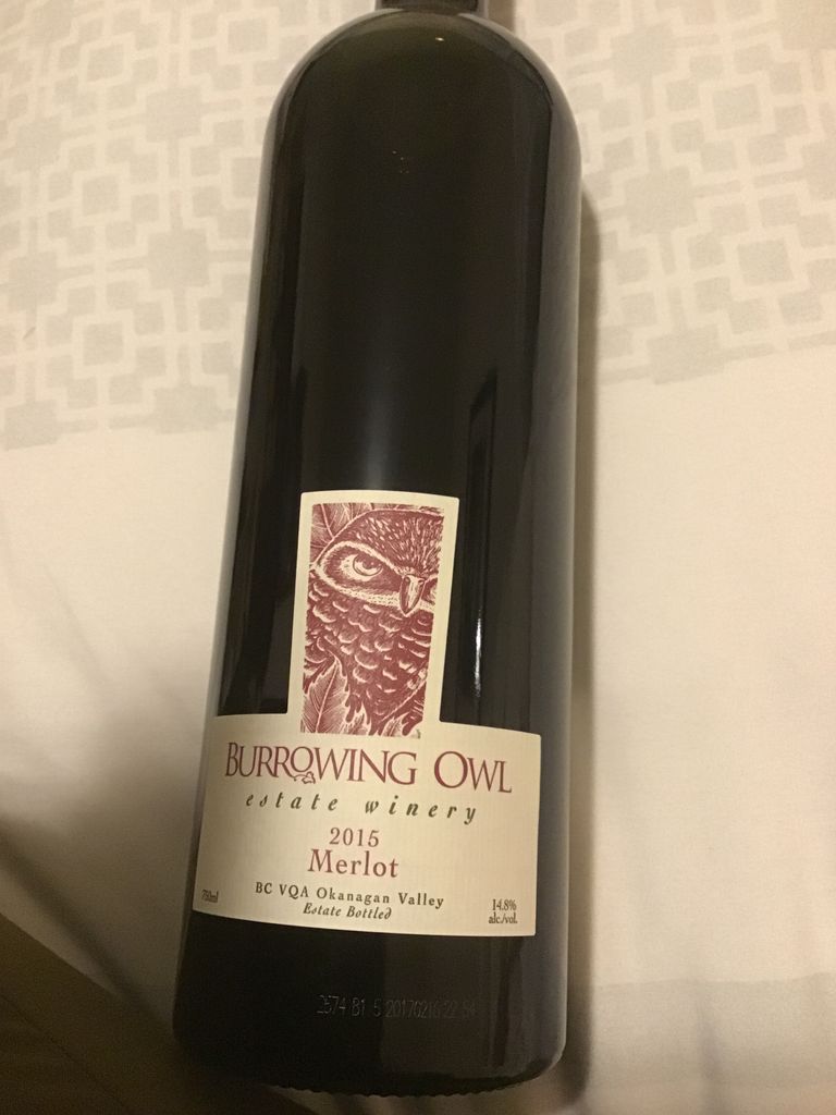 2015 Burrowing Owl Merlot, Canada, British Columbia, Okanagan Valley