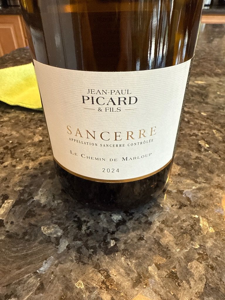 2024 Jean-Paul Picard Sancerre Le Chemin de Marloup - CellarTracker