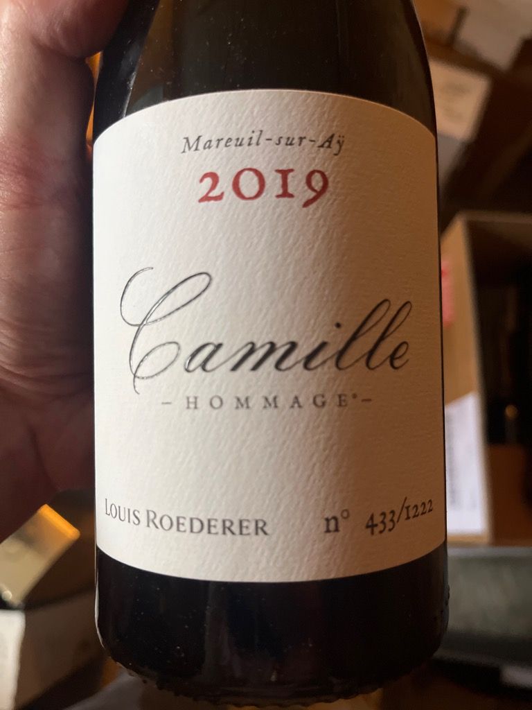 2018 Louis Roederer Coteaux Champenois Camille Hommage 