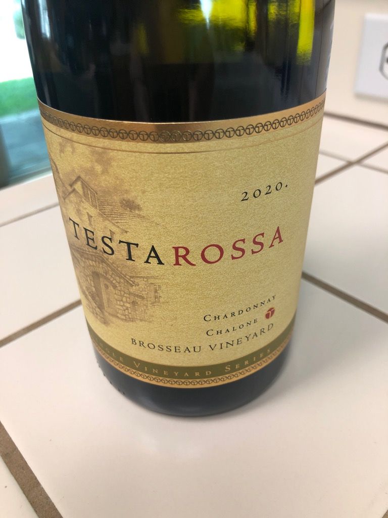 2020 Testarossa Chardonnay Brosseau Vineyard, USA, California, Central