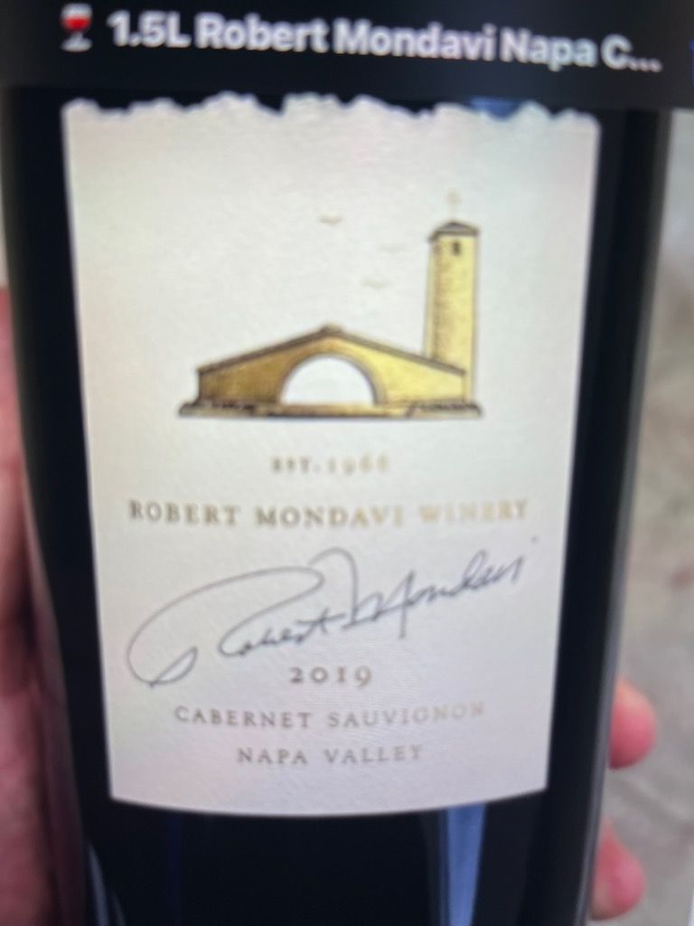 ワイン Robert Mondavi Cabernet Sauvignon 2019 2019 Napa Valley Cabernet Sauvignon 375mL – Robert Mondavi
