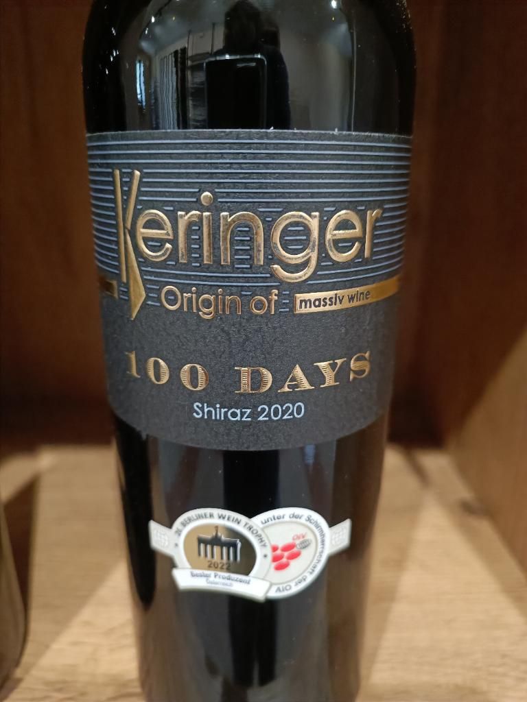 2020 Keringer Shiraz 100 Days, Austria, Burgenland, Neusiedlersee ...