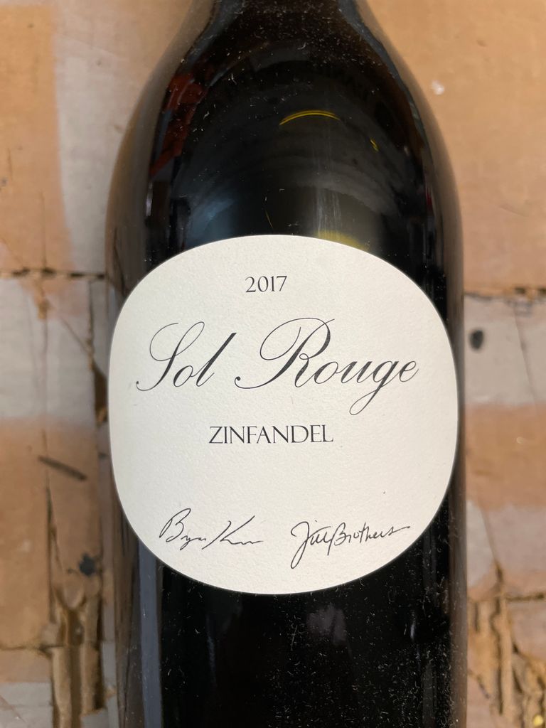 2019 Sol Rouge Zinfandel, USA, California, North Coast, Lake County ...