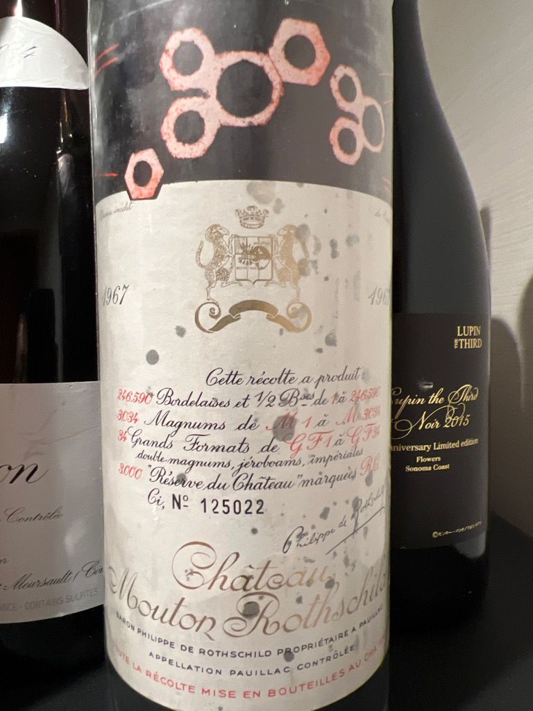 1967 Château Mouton Rothschild - CellarTracker