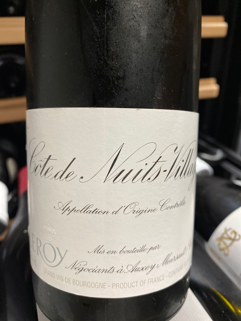 2015 Maison Leroy Côte de Nuits Villages - CellarTracker