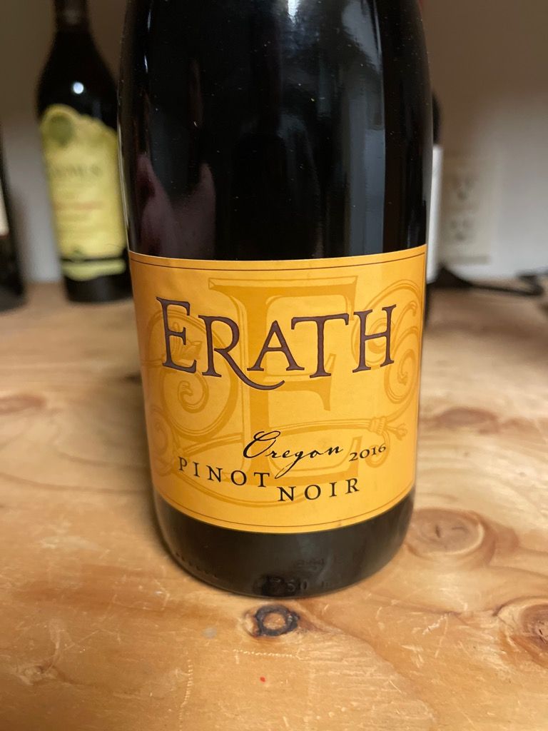 2016 Erath Pinot Noir Oregon, USA, Oregon CellarTracker
