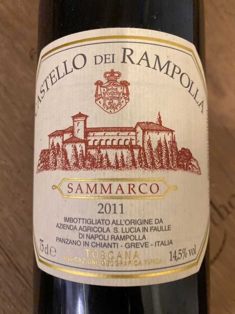 2011 Castello dei Rampolla Sammarco Toscana IGT - CellarTracker