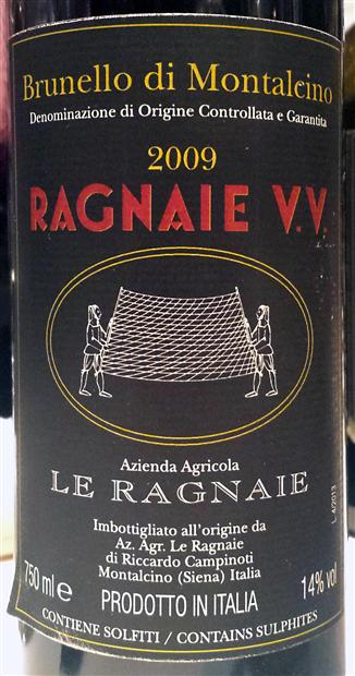 2018 Le Ragnaie Brunello di Montalcino Ragnaie V.V.