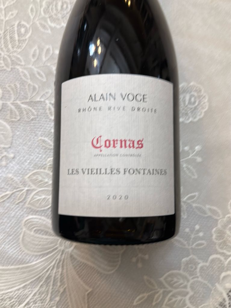 1998 Alain Voge Cornas Les Vieilles Fontaines - CellarTracker