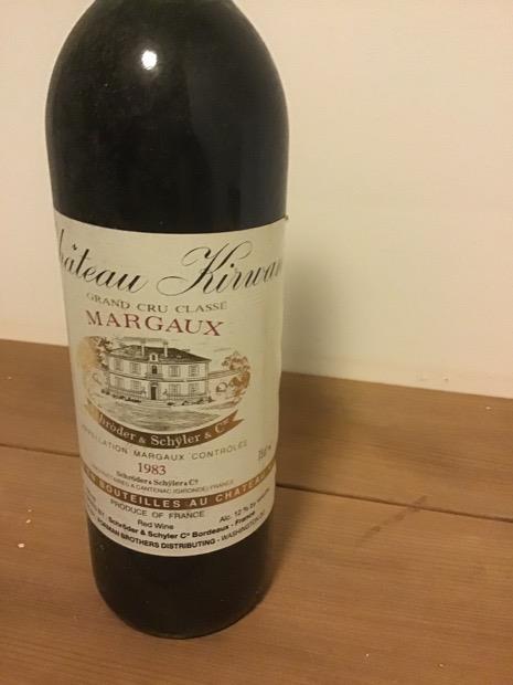 1983 Château Kirwan - CellarTracker