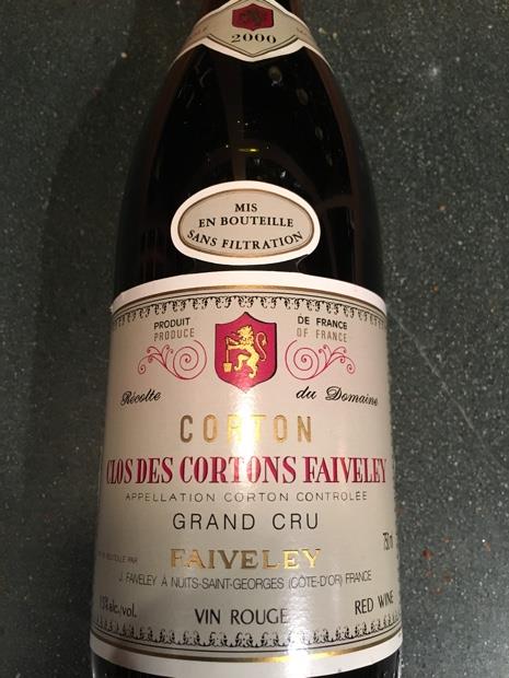 2005 Faiveley Corton-Clos des Cortons Faiveley - CellarTracker