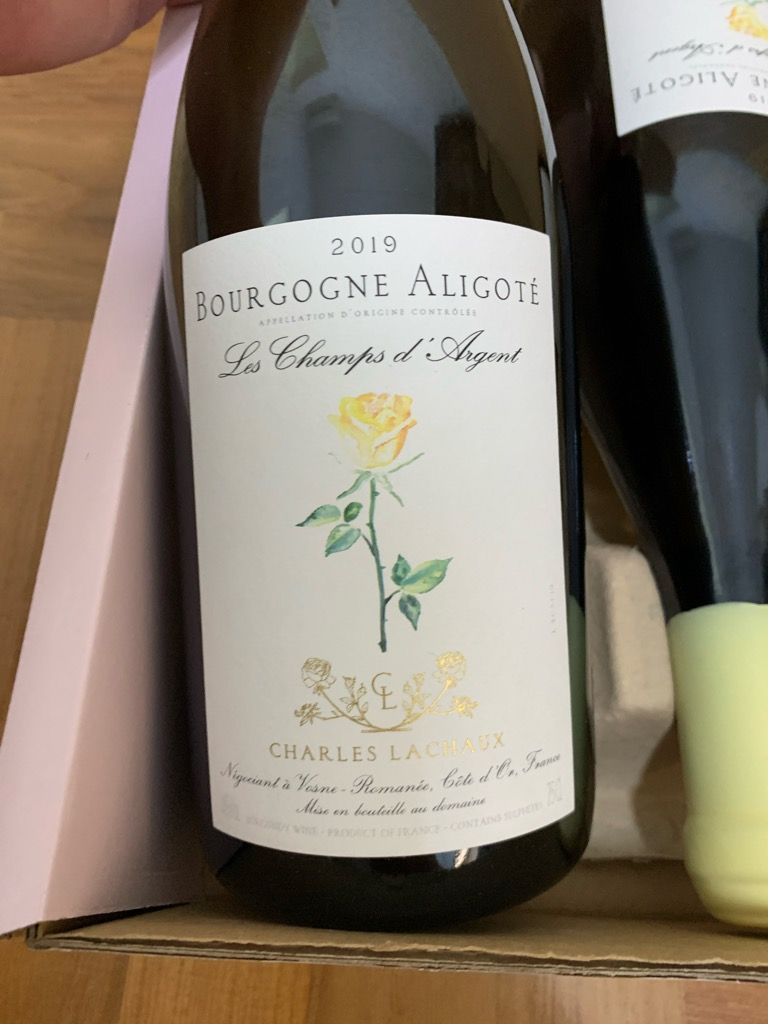 2019 Charles Lachaux Bourgogne-Aligoté Les Champs d'Argent - CellarTracker