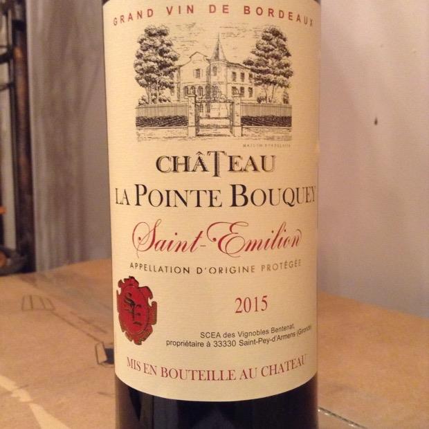 2015 Château La Pointe Bouquey, France, Bordeaux, Libournais, St. Émilion CellarTracker