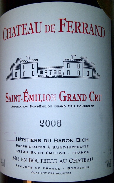 2008 Château de Ferrand - CellarTracker