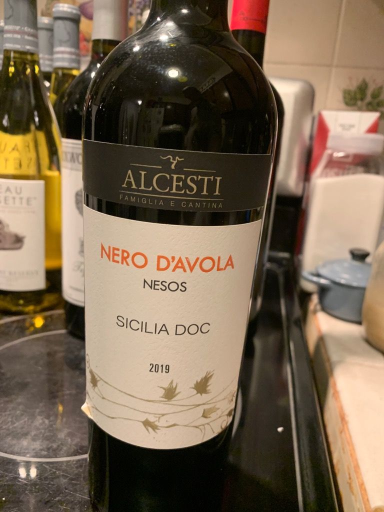 2019 Alcesti Nero d'Avola Sicilia, Italy, Sicily, Sicilia CellarTracker
