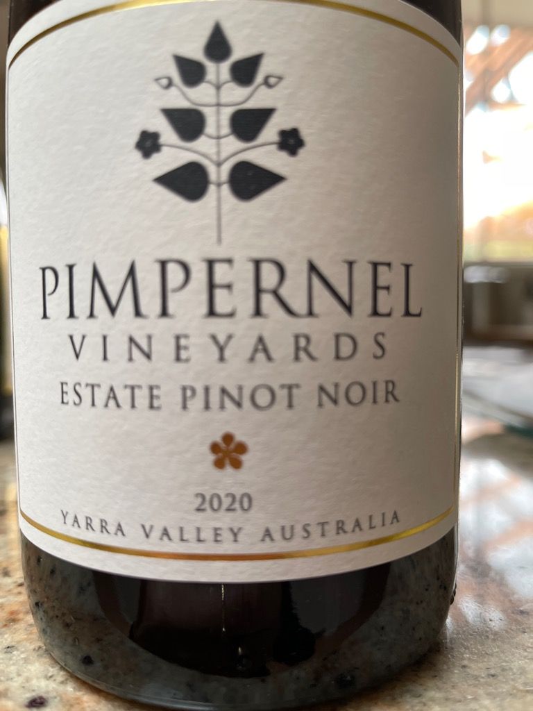 2021 Pimpernel Vineyards Pinot Noir, Australia, Victoria, Port Phillip ...
