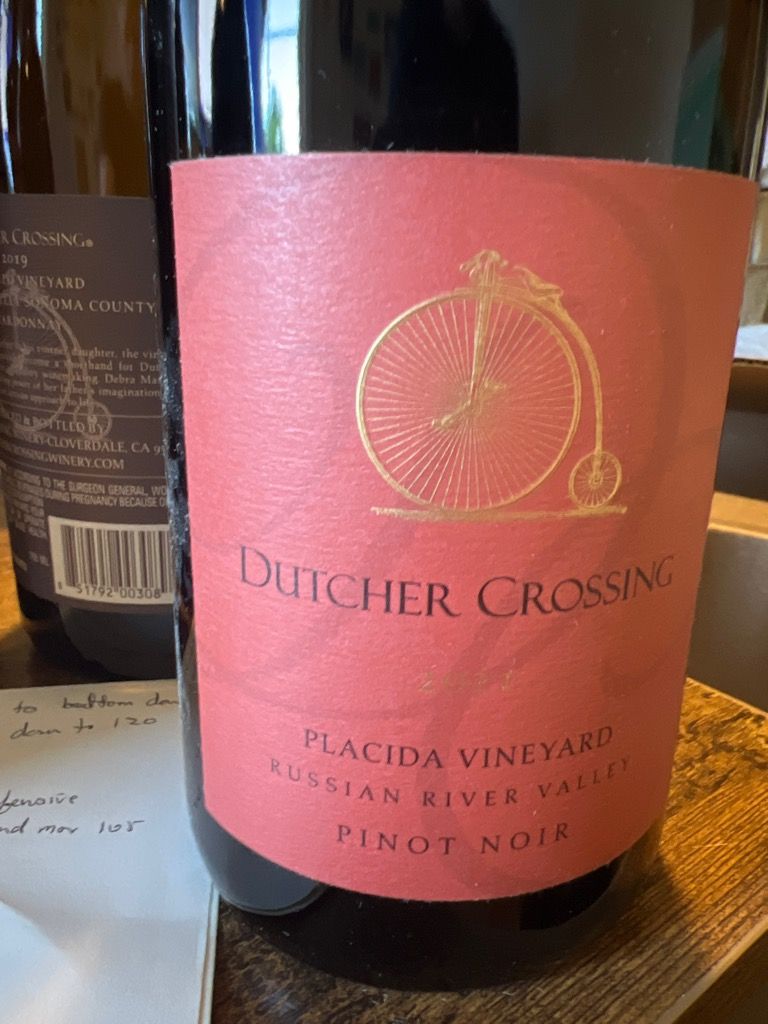 2021 Dutcher Crossing Pinot Noir Terra De Promissio Vineyard Usa