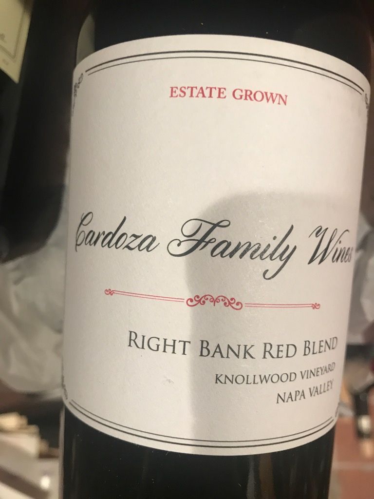 2018 Cardoza Family Wines Cabernet Sauvignon Patriarch Reserve -  CellarTracker