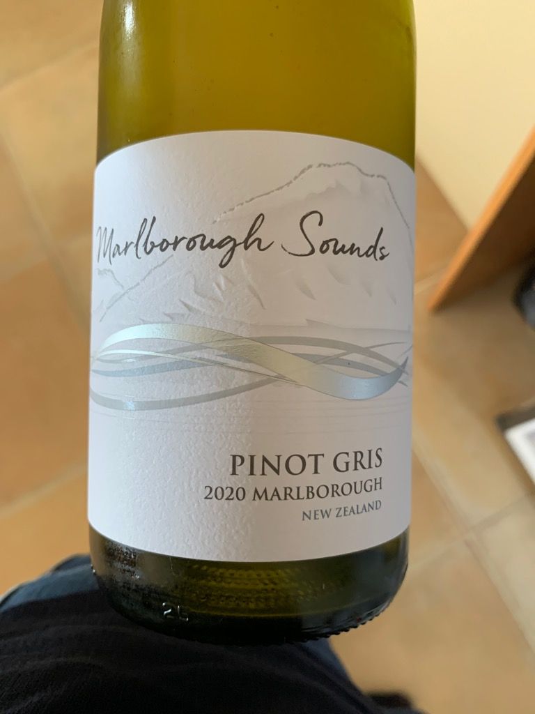 2021 Marlborough Sounds Pinot Gris, New Zealand, South Island ...