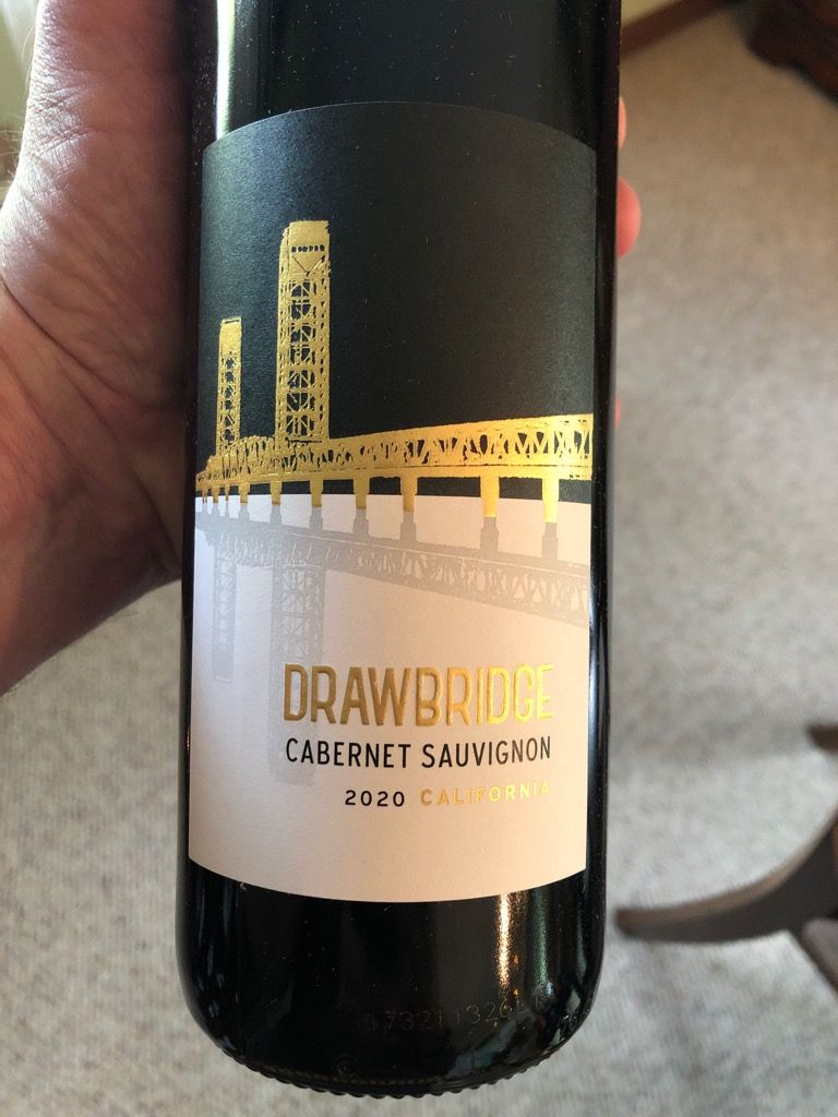 2020 Drawbridge Cabernet Sauvignon, USA, California, Central Valley ...