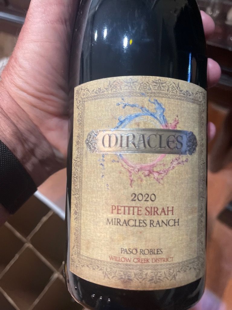 2020 Red Soles Petite Sirah Miracles Ranch, USA, California, Central
