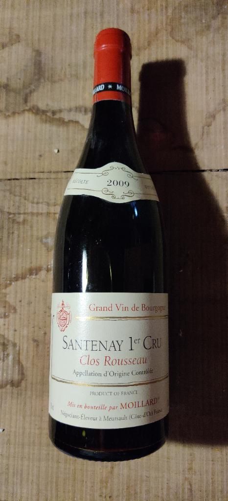 2009 Moillard Grivot Santenay 1er Cru Clos Rousseau France Burgundy Côte de Beaune Santenay