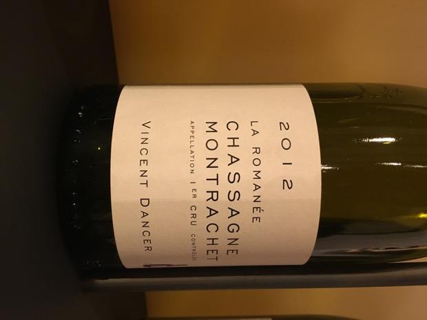 2012 Vincent Dancer Chassagne-Montrachet 1er Cru La Romanée, France ...